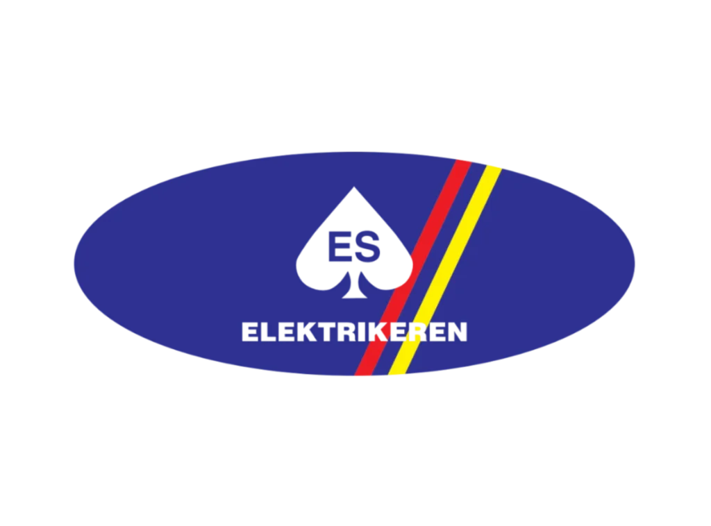 Logo af Thors Ejendomsservice ApS med farverig stribe.